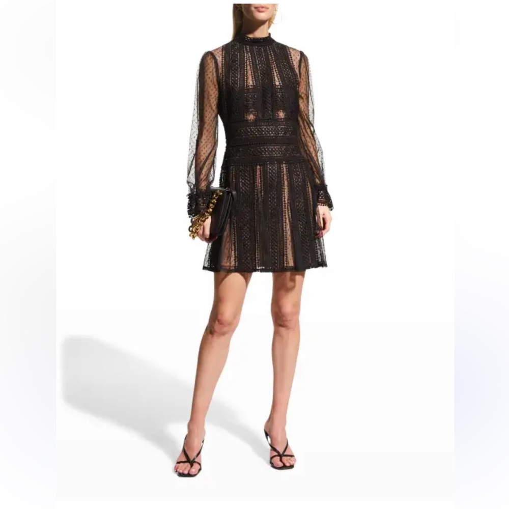One 33 Social Glimmer Lace Mini Dress. EUC!